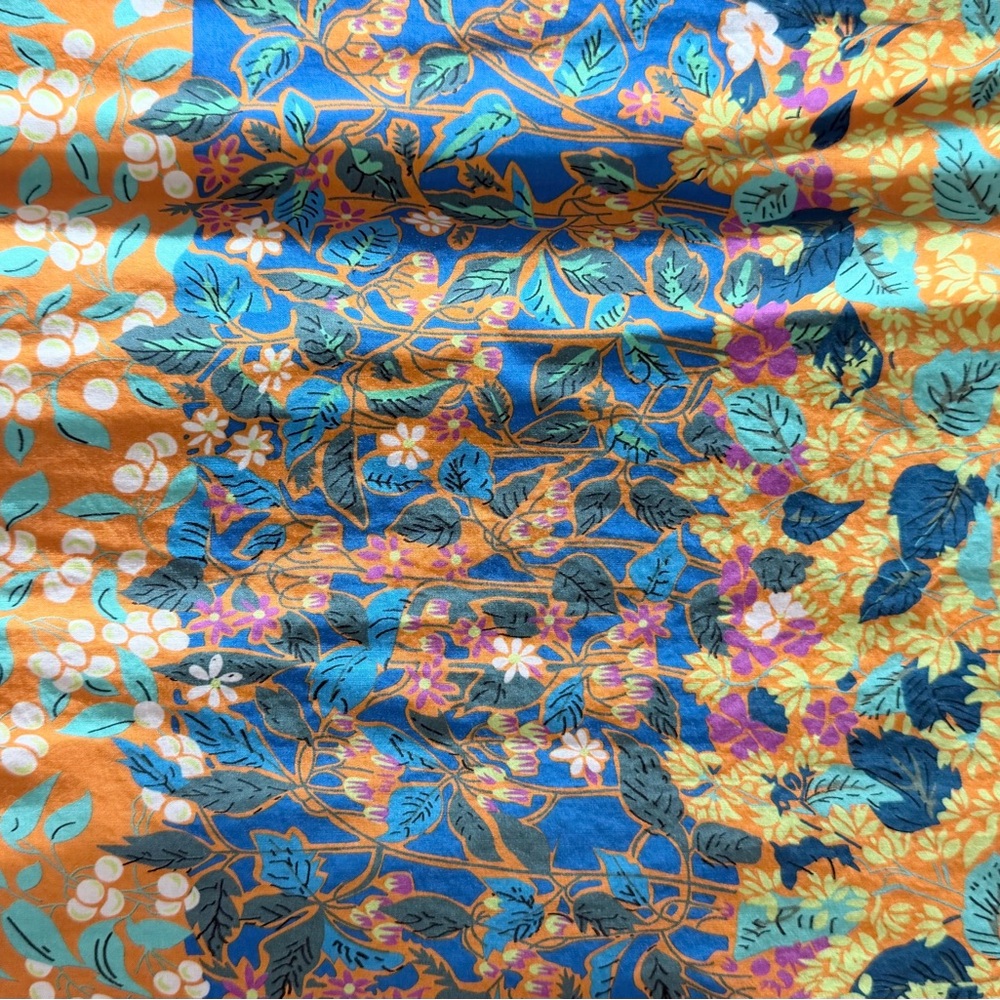 LOVE THE LABEL Opal Mini Dress in Orange Multi Samira Print - Picture 8 of 9